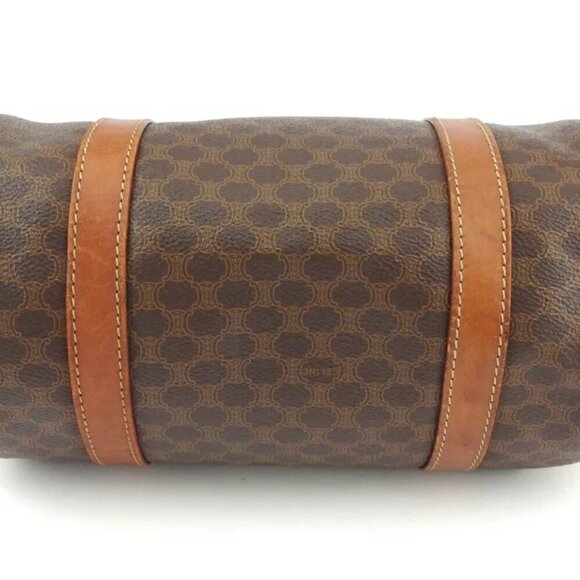 CELINE shoulder bag Macadam beige PVC x leather Authentic used - Picture 5 of 9